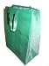 Della Q Green Silk Priscilla Knitting Gift Tote Bag