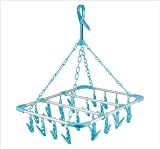 24 Pegs Indoor & Outdoor Aluminium Clothes Airer Dryer Hangers Strong Clasp.