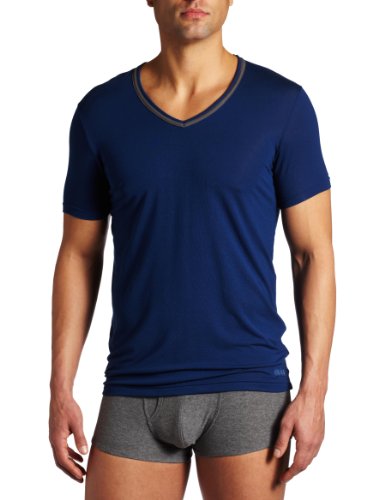 Calvin Klein Mens Micro Modal Essentials V-Neck