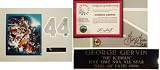 George Gervin San Antonio Spurs Autographed Matted 24x18 Number Piece with Ice Inscription