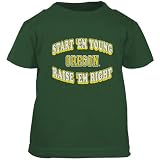 Oregon Ducks Green Infant Start 'Em Young T-shirt