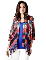 Per Una Abstract Print Wrap Top with Camisole