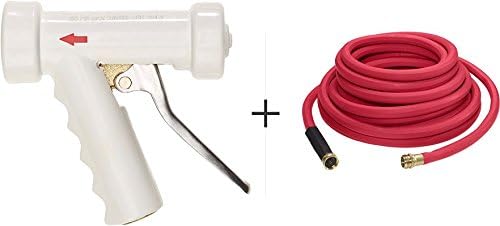 Bronze Conical Spray "Junior" Nozzle with Garden Hose Swivel Adaptor (White) (White, Large)
