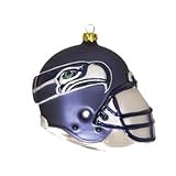 Seattle Seahawks Team Glass Helmet Ornament at Amazon.com