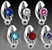 Sports : 3 SET BAUCHNABELPIERCING PIERCING NSLP881-X