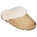 Girls' Chantel Scuff Slippers - Tan