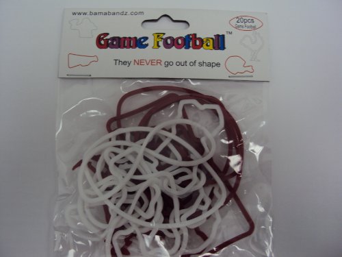 Bama Bandz Game Cocks Football Bands Rubber Bandz Band Wristband (20)