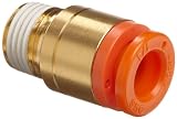 SMC KQ2S07-34S PBT Push-To-Connect Tube Fitting with Sealant, Hexagon Socket Head Adapter, 1/4