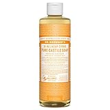 Organic Castile Liquid Soap Citrus Orange, 16 oz, Dr. Bronner's Magic Soaps