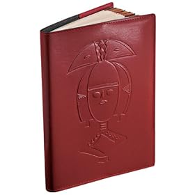 Pomegranate African Design Large Leather Journal