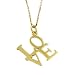 14K Yellow Gold ''Love'' Necklace