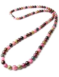 O-stone 2A Tourmaline Love of Rainbow Necklace Family Beads Collection Bracelet 4mm-7mm Bracelet Grounding Stone Protection Very Precious Gemstone