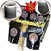 Florene Designer Texture - Vintage Black Leather Like - Coffee Gift Baskets - Coffee Gift Basket