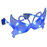 Fun Light Up Butterfly LED Glasses For Fancy Dress
