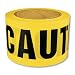 Intertape 600CC 1000 Caution Barricade Ribbon 3-Inches x 1000-Feet, 2.5-Mil