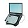 Fellowes Professional Series Laptop Workstation with USB, Black (8024601)