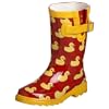 Western Chief Red Rain Boot with Yellow Ducks for children