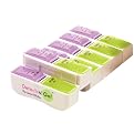Detach N Go 7 Day Pill Box wth Cutter and one AM/PM Purple/Green