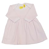 Review Tiny Dee  / Cotton Envelope Neck Dress Pink 3-5lb