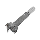 uxcell ヒンジボーリングビット 19mm掘削径 木材切削工具 デュアルフルート 1個入り