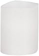 Energizer XPS1DL107 LED Flameless Wax; 3 x 4  White Pearl - White Glitter Pillar True Flame Candle, with 1 Level Timer and  Off-OnTimer