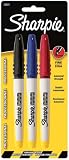 Sharpie Professional Fine Assorted 3 pack Black Blue Red