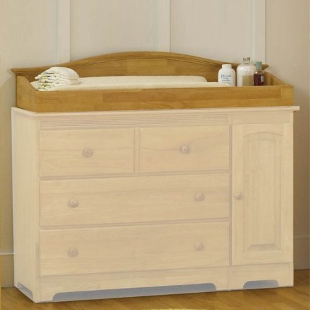 Atlantic Furniture 69145 Windsor Changing Table in Natural Maple