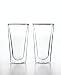 Luigi Bormioli DUOS Double Wall 15-ounce Beverage Glass, Set of 2