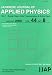 Japanese Journal of Applied Physics