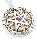 Sir Gawain's Glyph Celtic Pentagram Pendant Necklace
