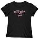 T-Shirt Woman Black " Chick Girls Philippine " Philippines Country