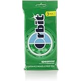 Orbit Spearmint Sugarfree Gum, multipack,15 Stick (3 packs)