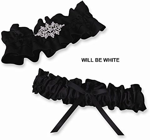 Jewelry Best Seller White Isabella Bridal Garter Set