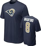 Sam Bradford #8 Navy Nike St. Louis Rams Name & Number T-Shirt