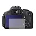 6 x Membrane Pellicola Protettiva per Canon EOS 600D (Rebel T3i) - Crystal Clear (Invisible), Antigraffio Protezione Schermo, Confezione Originale ed accessori
