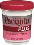 Pacquin Plus Hand & Body Cream, 8-Ounce Jars (Pack of 4)