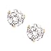 14K Yellow Gold 1/10 ct. Round Brilliant Cut Martini Diamond Earring Studs