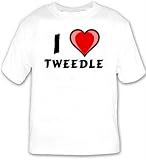 : I Love tweedle T-shirt