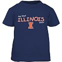 Illinois Fighting Illini Navy Blue Infant My First T-shirt