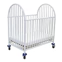 LA Baby Quality Arched Metal Crib