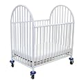 LA Baby Quality Arched Metal Crib