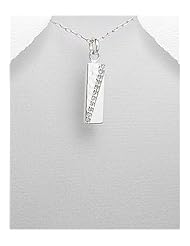 CZ Pendant Necklace In 92.5 Sterling Silver