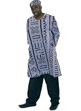 Unisex African Mudprint Pants Set - Style A - Several Colors Available