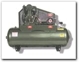 Amflo Air Compressor 5.0 HP Electric 120 gal. horizontal Commercial 3 phase