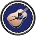 GUITAR ~Wall Clock~ acoustic music musician string gift