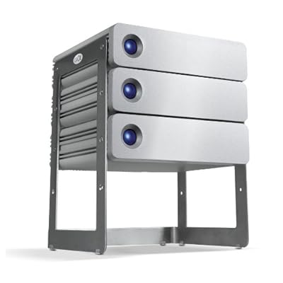 LaCie d2 Quadra v3 Hard Disk 3 TB eSATA/FireWire800/USB 3.0 Desktop External Hard Drive 301549U (Aluminum)