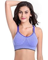 Encounter Womens Strech Racerback Strap Seamless Yoga Sports Bra