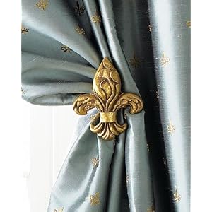 FleurDeLis Tieback Holder
