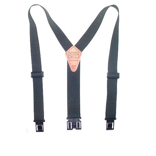 Perry Hook-On Belt Suspenders Regular - The Original - Hunter Green - 2
