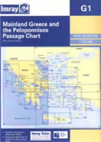 City Travel Guides Discounted  Search : Imray Chart G1: Greece and the Peloponnese (Imray Chart G001)